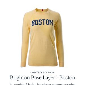 Brighton Yellow Boston Long Sleeve Tee